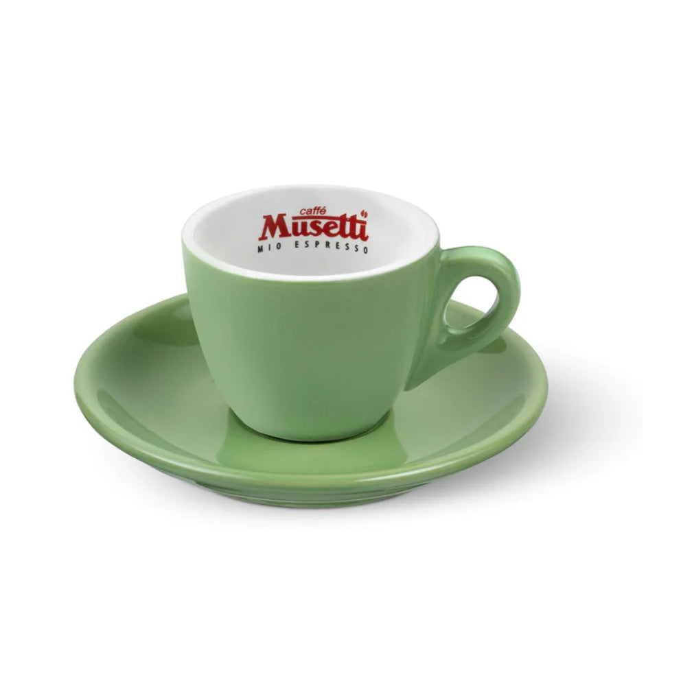 MUSETTI RAINBOW COLLECTION SET OF 6 COFFEE CUPS