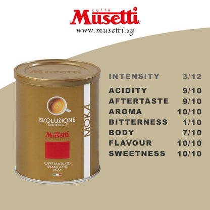 MUSETTI GROUND COFFEE EVOLUZIONE 250 G