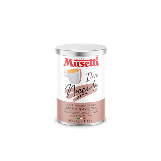 MUSETTI GROUND COFFEE HAZELNUT FLAVOUR 125 G