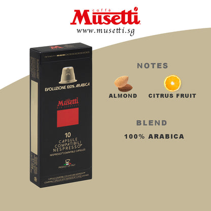 MUSETTI CAPSULES EVOLUZIONE 10