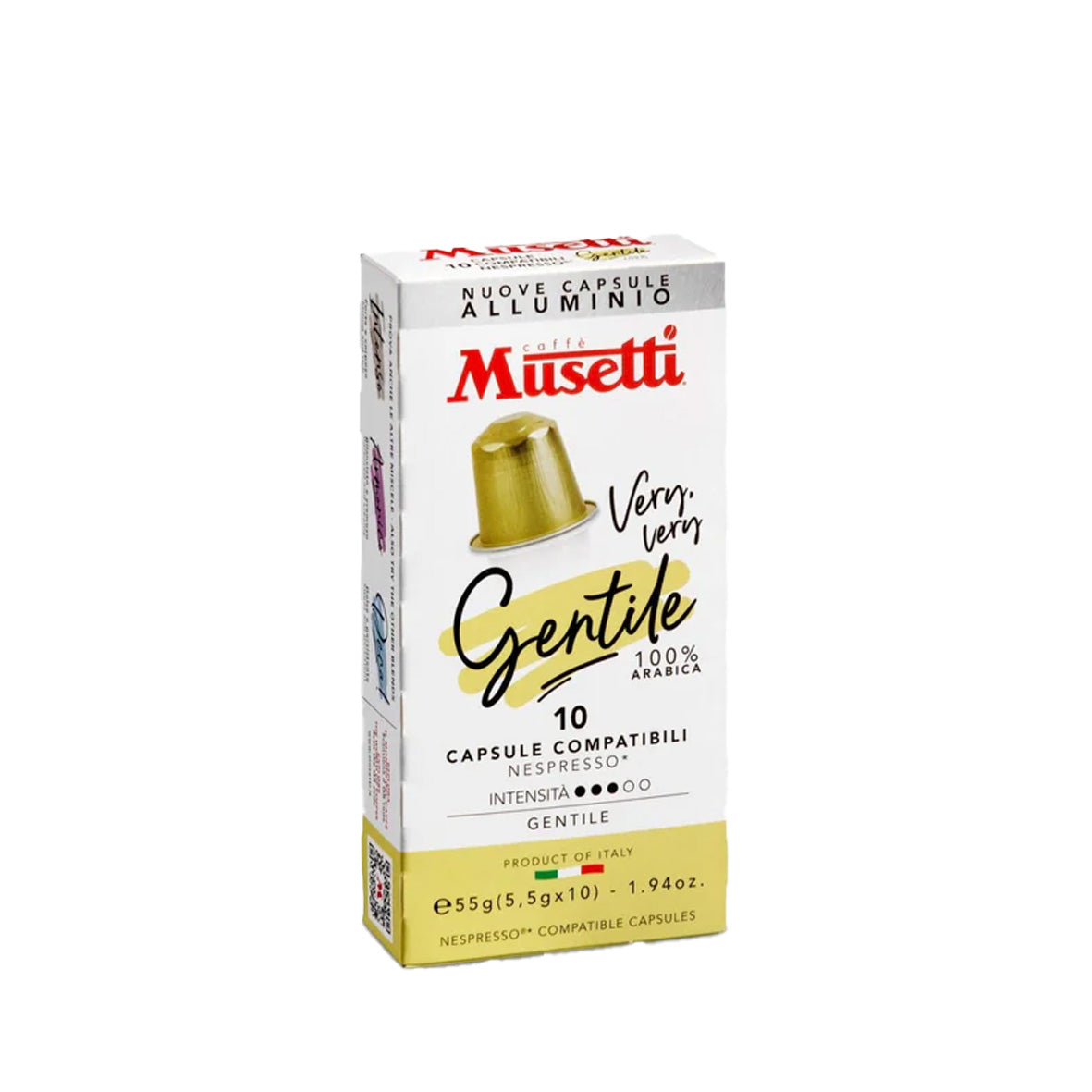 MUSETTI ALUMINIUM CAPSULES GENTILE 10