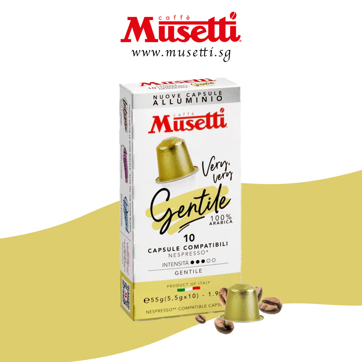 MUSETTI ALUMINIUM CAPSULES GENTILE 10