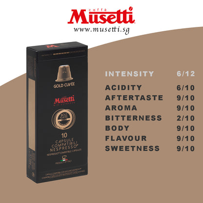 MUSETTI CAPSULES GOLD CUVÉE 10