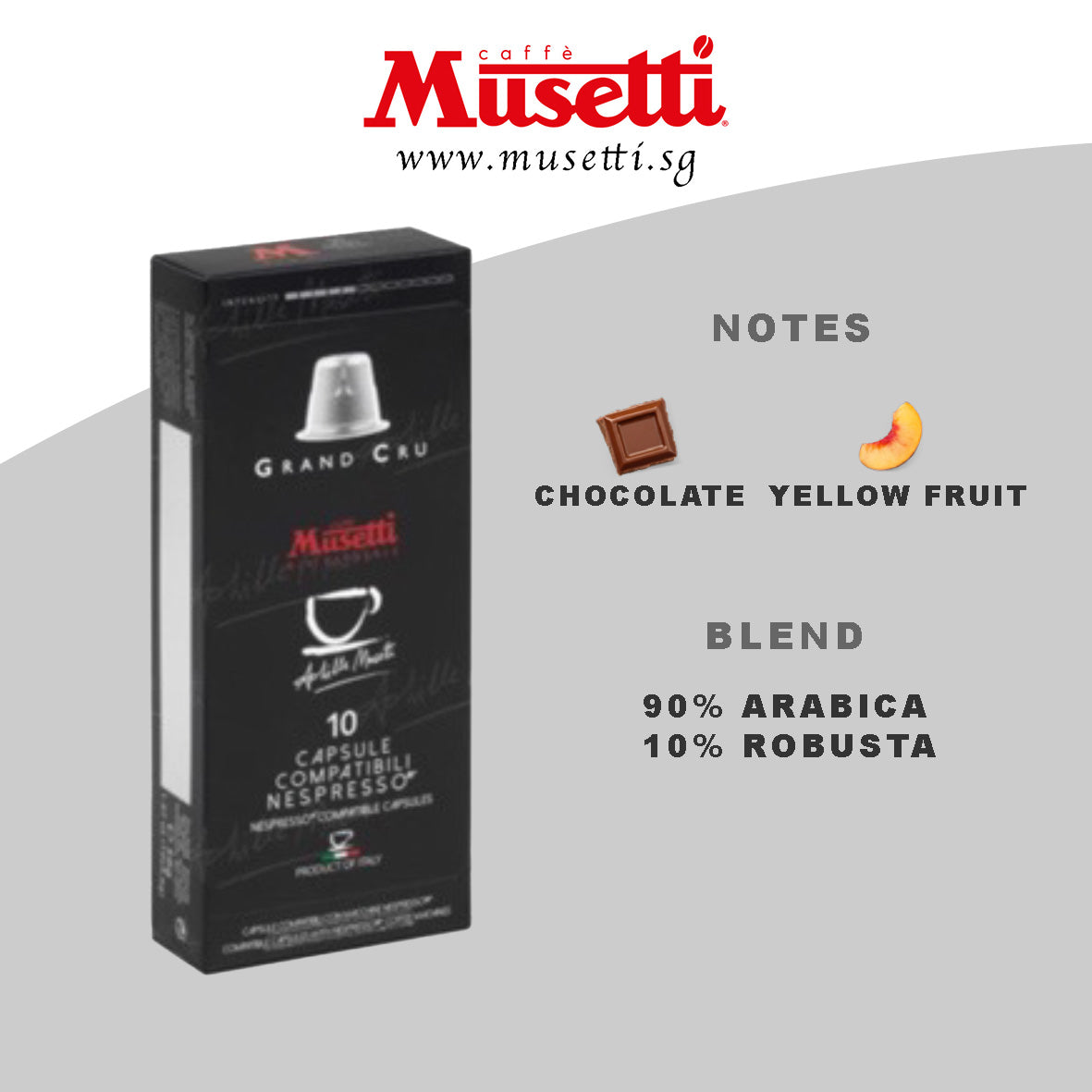 MUSETTI CAPSULES GRAND CRU 10