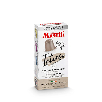 MUSETTI ALUMINIUM CAPSULES INTENSO 10