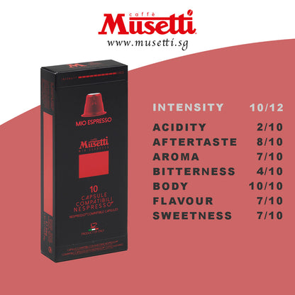 MUSETTI CAPSULES MIO ESPRESSO 10